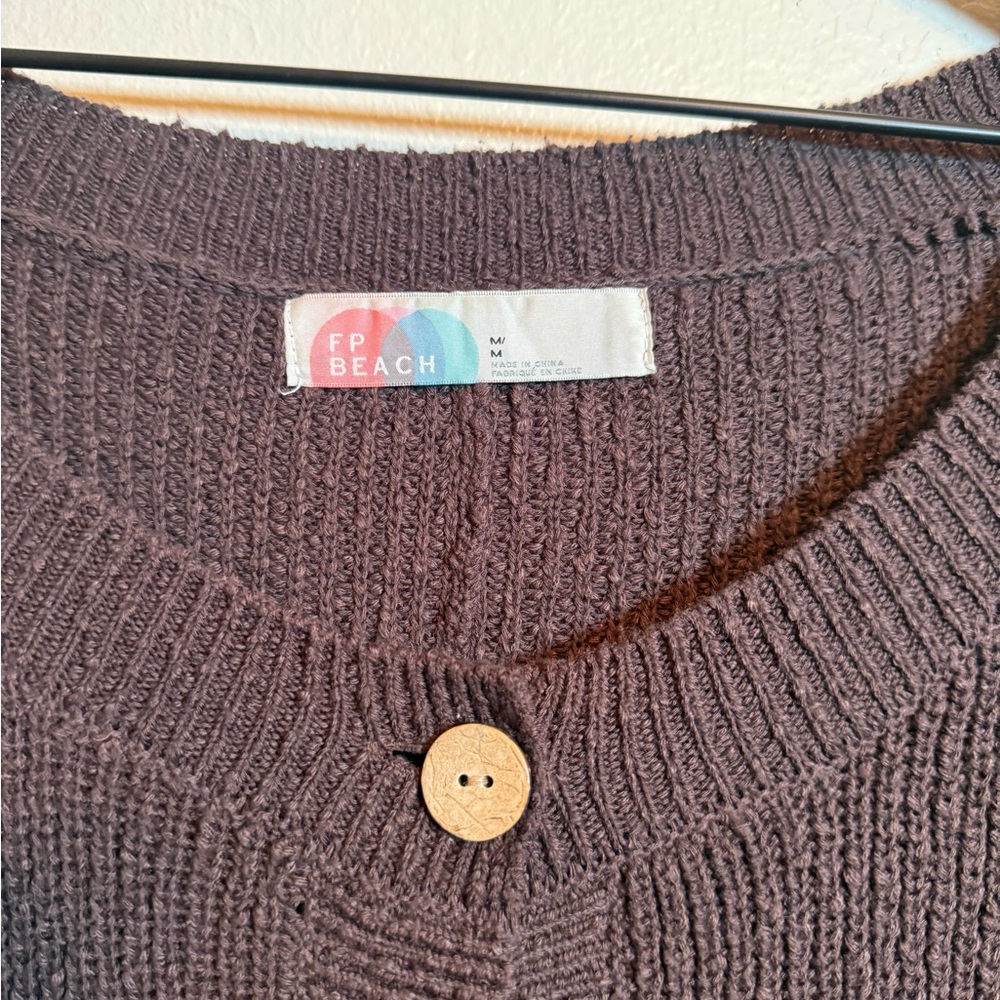 ⌛️LAST WEEKEND TO BUY⌛️Free People Brown Knit Jumpsuit - Picture 2 of 7